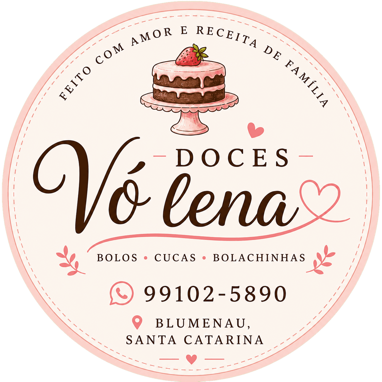 Logotipo oficial da Doces Vó Lena